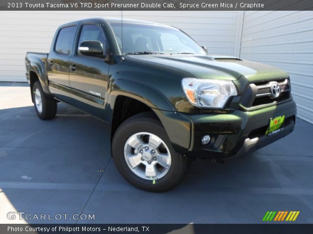 2013 Toyota Tacoma V6 TRD Sport Prerunner Double Cab in Spruce Green Mica