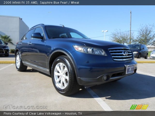 2006 Infiniti FX 35 AWD in Sapphire Blue Pearl