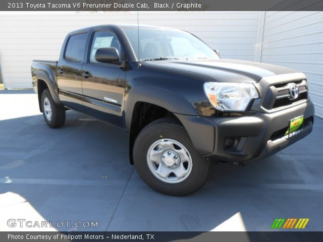 2013 Toyota Tacoma V6 Prerunner Double Cab in Black