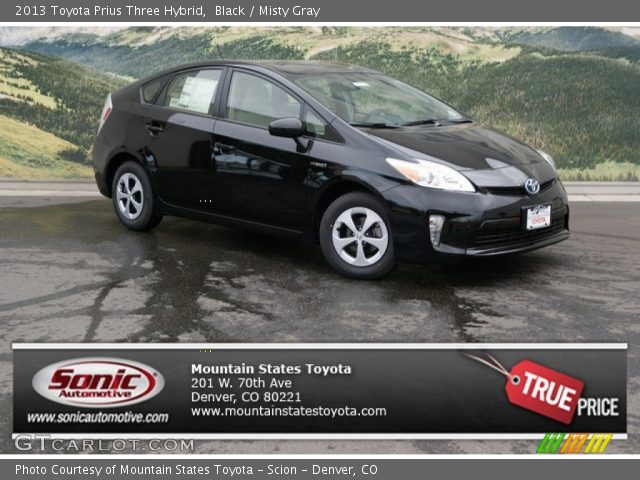 2013 Toyota Prius Three Hybrid in Black