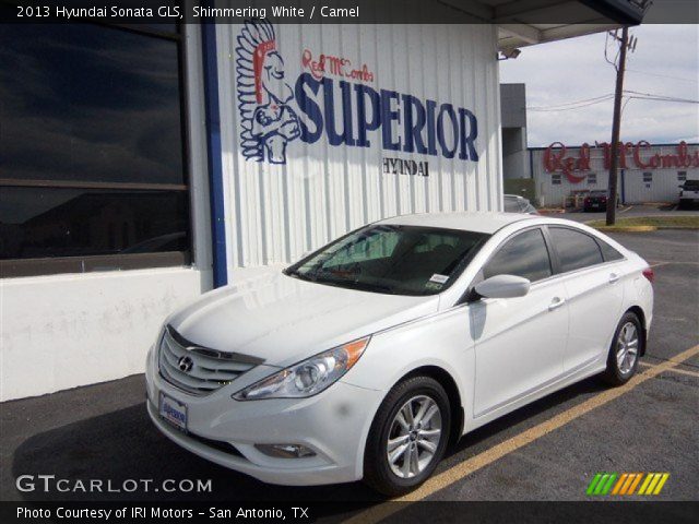 2013 Hyundai Sonata GLS in Shimmering White