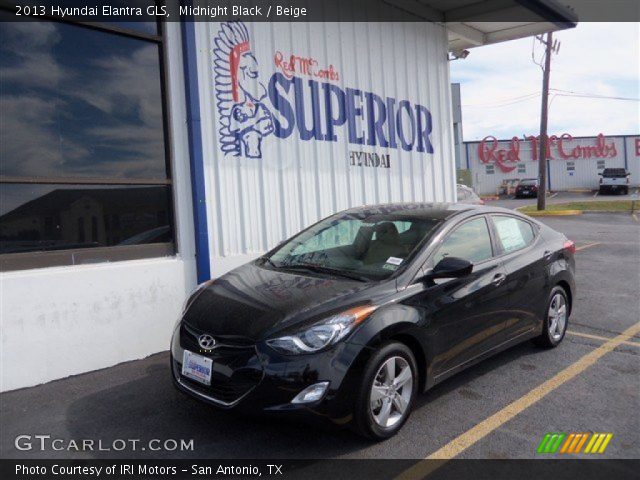 2013 Hyundai Elantra GLS in Midnight Black