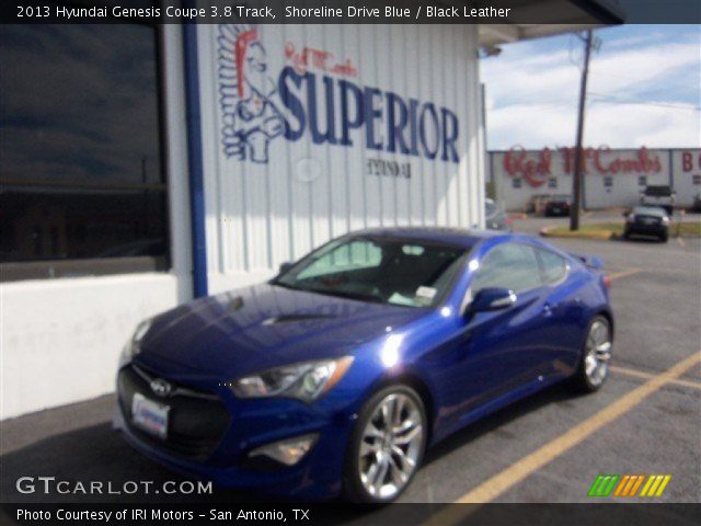 2013 Hyundai Genesis Coupe 3.8 Track in Shoreline Drive Blue