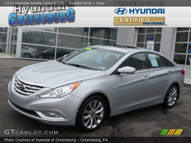 2011 Hyundai Sonata Limited 2.0T in Radiant Silver