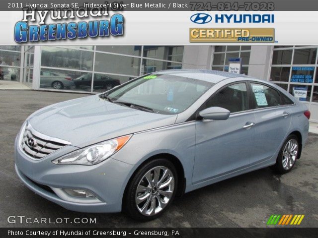 2011 Hyundai Sonata SE in Iridescent Silver Blue Metallic