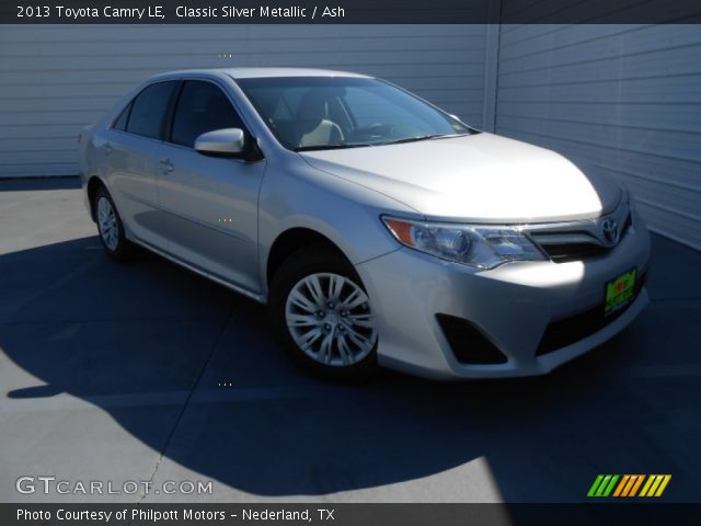 2013 Toyota Camry LE in Classic Silver Metallic