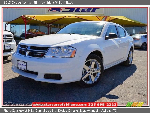 2013 Dodge Avenger SE in New Bright White