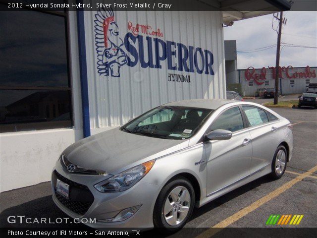 2012 Hyundai Sonata Hybrid in Silver Frost Metallic