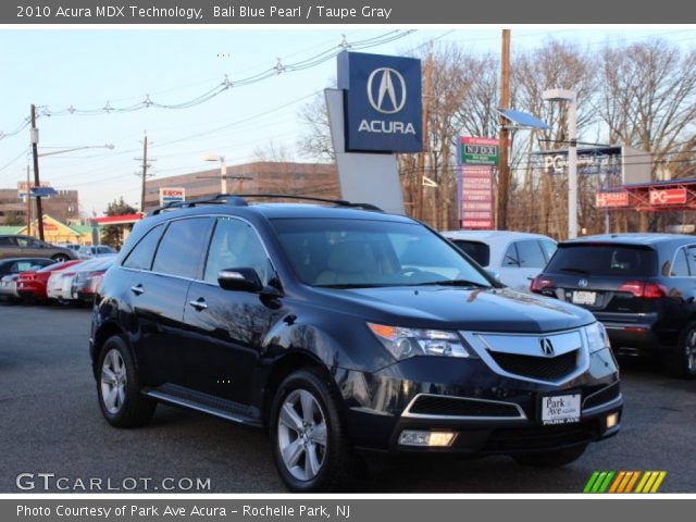 2010 Acura MDX Technology in Bali Blue Pearl