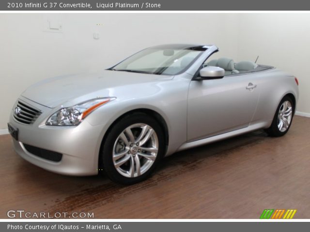 2010 Infiniti G 37 Convertible in Liquid Platinum