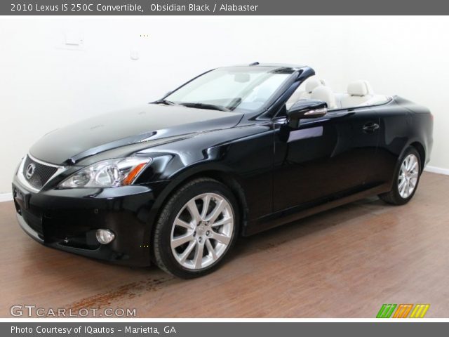 2010 Lexus IS 250C Convertible in Obsidian Black