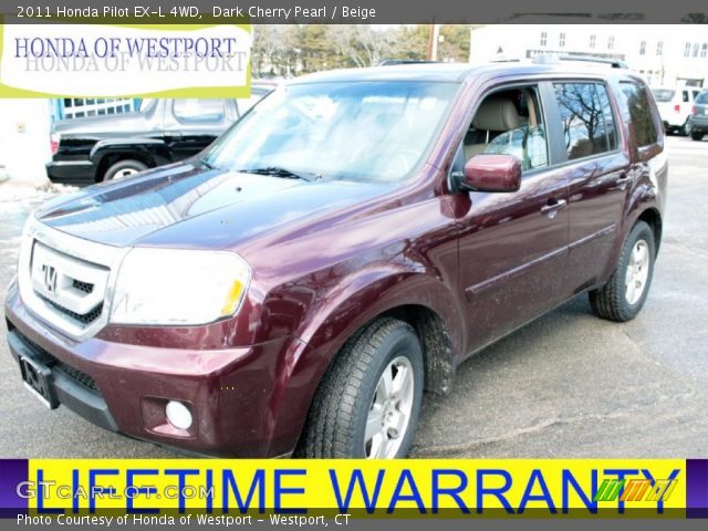 2011 Honda Pilot EX-L 4WD in Dark Cherry Pearl