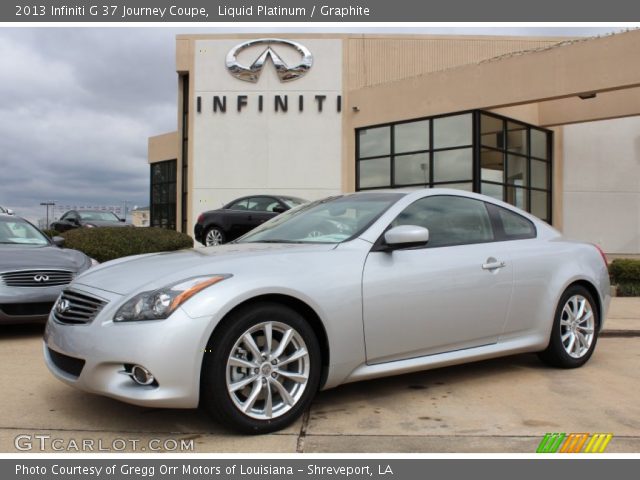 2013 Infiniti G 37 Journey Coupe in Liquid Platinum