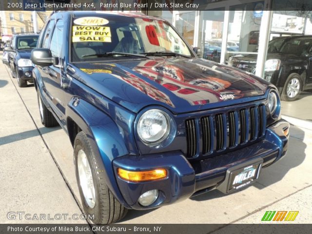 2003 Jeep Liberty Limited 4x4 in Patriot Blue Pearl
