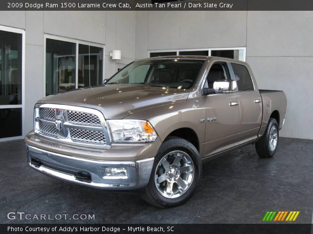 2009 Dodge Ram 1500 Laramie Crew Cab in Austin Tan Pearl