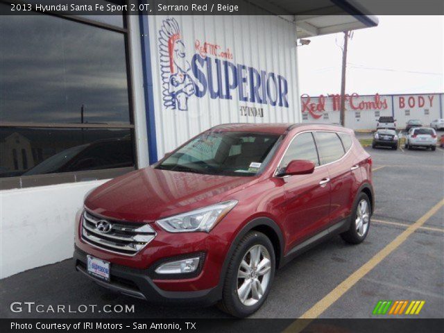 2013 Hyundai Santa Fe Sport 2.0T in Serrano Red