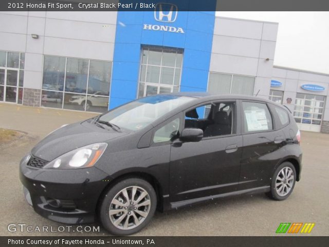 2012 Honda Fit Sport in Crystal Black Pearl