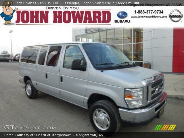 2010 Ford E Series Van E350 XLT Passenger in Ingot Silver Metallic
