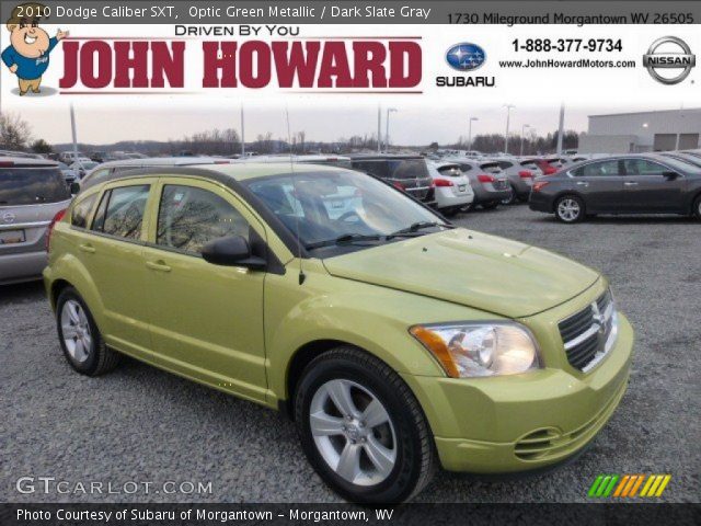 2010 Dodge Caliber SXT in Optic Green Metallic