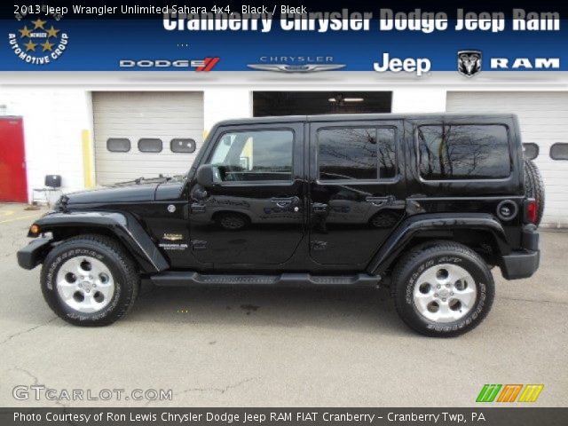 2013 Jeep Wrangler Unlimited Sahara 4x4 in Black