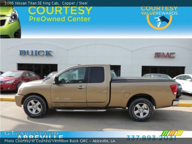 2005 Nissan Titan SE King Cab in Copper