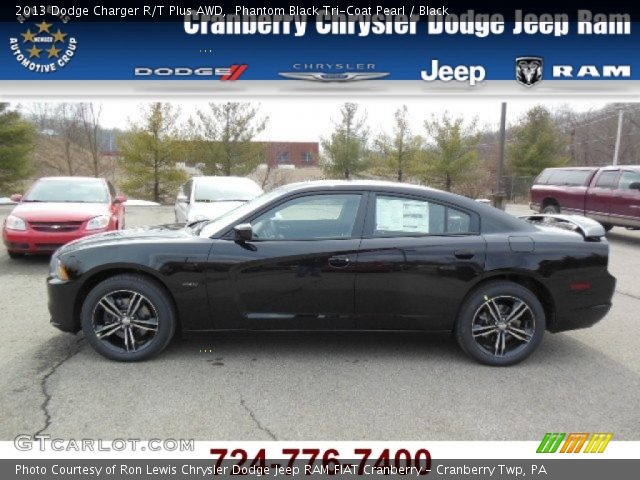 2013 Dodge Charger R/T Plus AWD in Phantom Black Tri-Coat Pearl