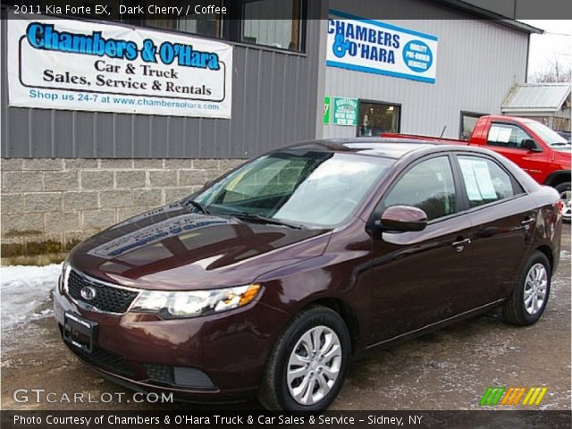 2011 Kia Forte EX in Dark Cherry