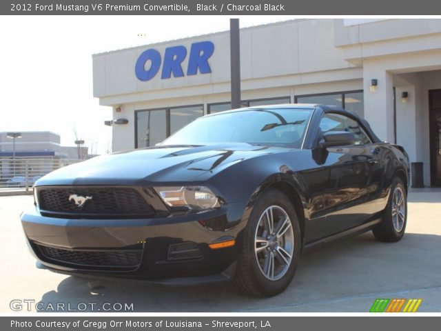 2012 Ford Mustang V6 Premium Convertible in Black
