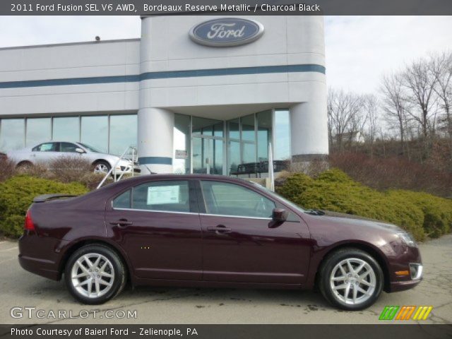 2011 Ford Fusion SEL V6 AWD in Bordeaux Reserve Metallic