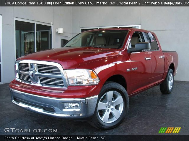 2009 Dodge Ram 1500 Big Horn Edition Crew Cab in Inferno Red Crystal Pearl