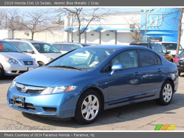 2010 Honda Civic LX Sedan in Atomic Blue Metallic