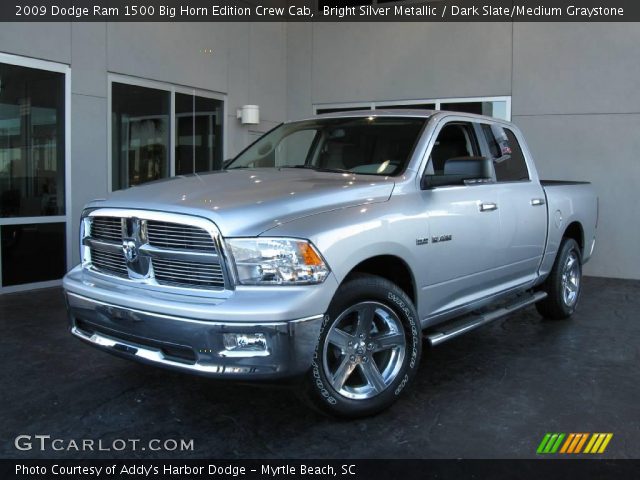 2009 Dodge Ram 1500 Big Horn Edition Crew Cab in Bright Silver Metallic