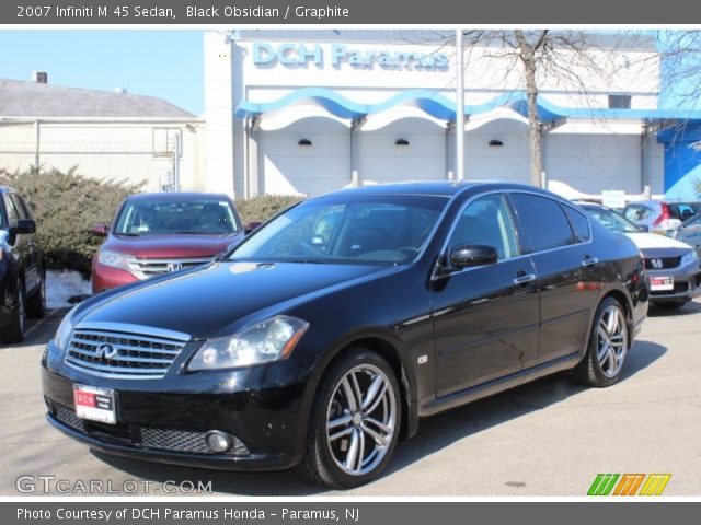 2007 Infiniti M 45 Sedan in Black Obsidian