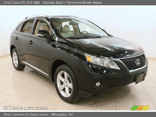2010 Lexus RX 350 AWD in Obsidian Black
