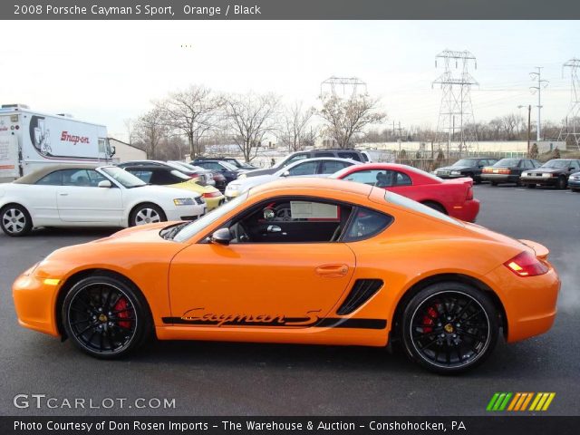 2008 Porsche Cayman S Sport in Orange