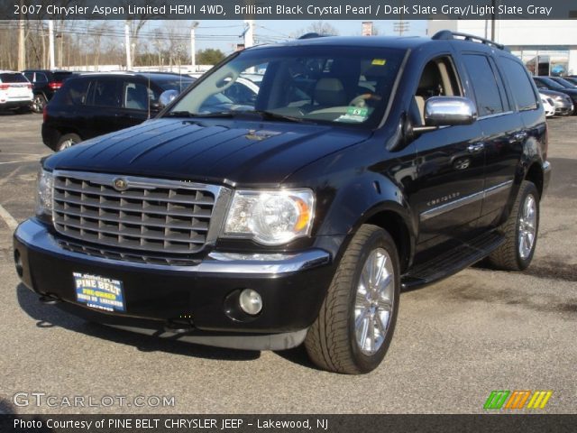 2007 Chrysler Aspen Limited HEMI 4WD in Brilliant Black Crystal Pearl
