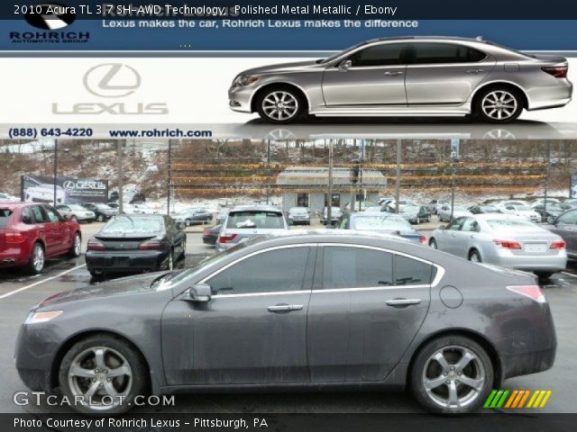 2010 Acura TL 3.7 SH-AWD Technology in Polished Metal Metallic