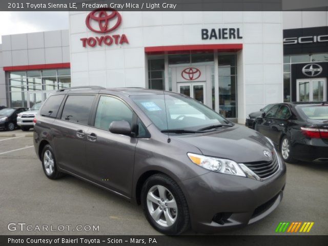 2011 Toyota Sienna LE in Predawn Gray Mica