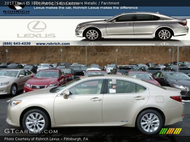 2013 Lexus ES 300h Hybrid in Satin Cashmere Metallic