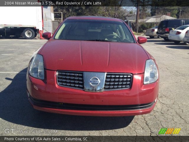 2004 Nissan Maxima 3.5 SL in Red Opulence