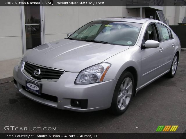 2007 Nissan maxima silver #9