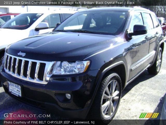 2013 Jeep Grand Cherokee Laredo X Package 4x4 in Brilliant Black Crystal Pearl