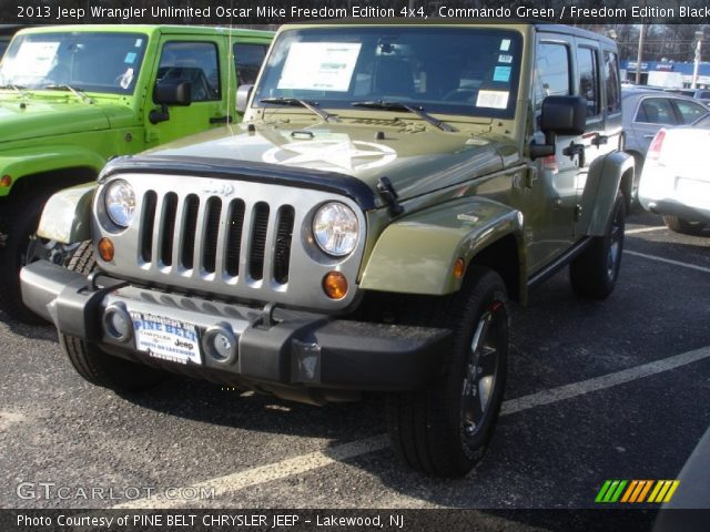 2013 Jeep Wrangler Unlimited Oscar Mike Freedom Edition 4x4 in Commando Green