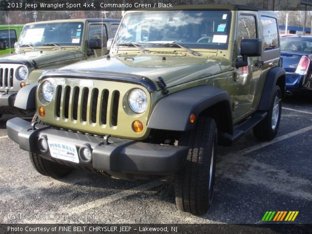 2013 Jeep Wrangler Sport 4x4 in Commando Green