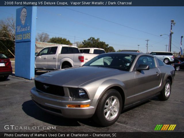 2008 Ford Mustang V6 Deluxe Coupe in Vapor Silver Metallic