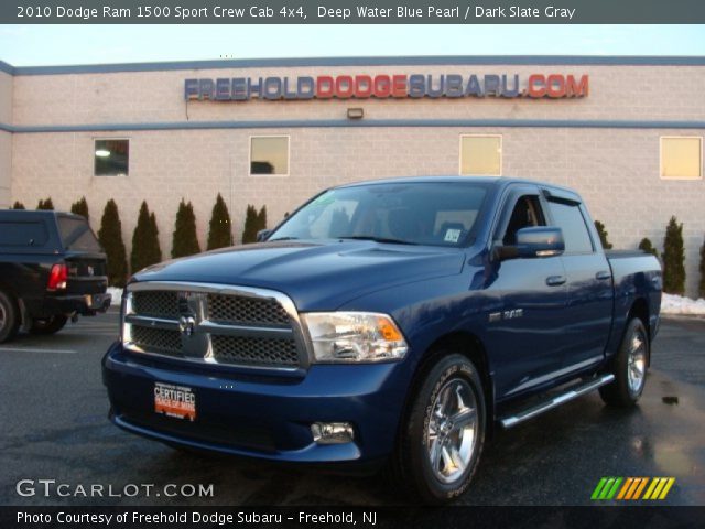 2010 Dodge Ram 1500 Sport Crew Cab 4x4 in Deep Water Blue Pearl