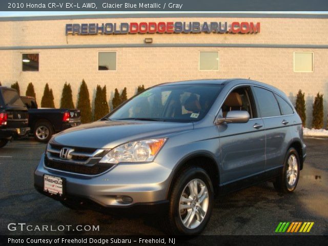 2010 Honda CR-V EX-L AWD in Glacier Blue Metallic