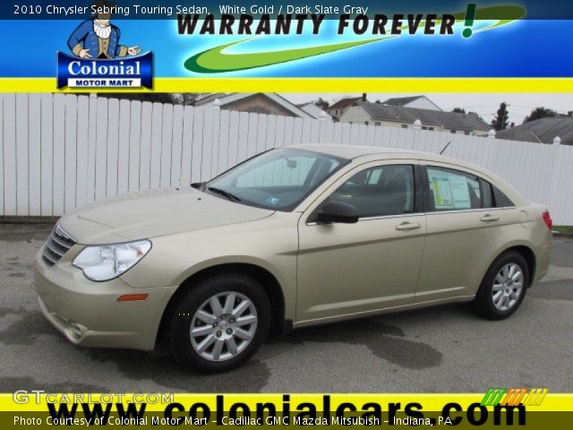 2010 Chrysler Sebring Touring Sedan in White Gold