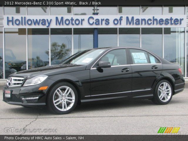 2012 Mercedes-Benz C 300 Sport 4Matic in Black