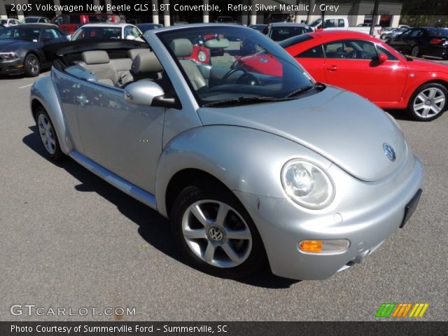 2005 Volkswagen New Beetle GLS 1.8T Convertible in Reflex Silver Metallic